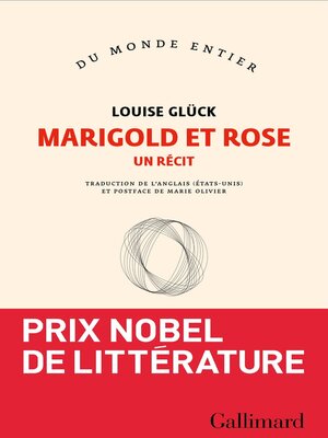 cover image of Marigold et Rose